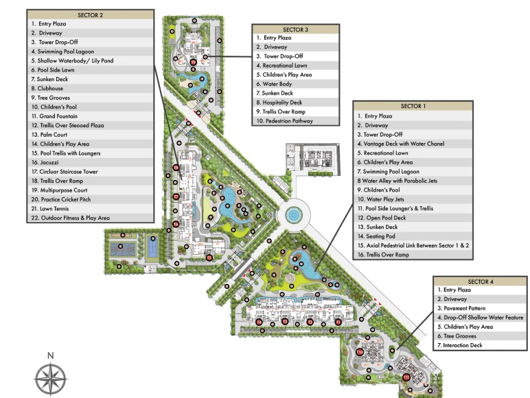 Whiteland The Aspen Master Plan Layout